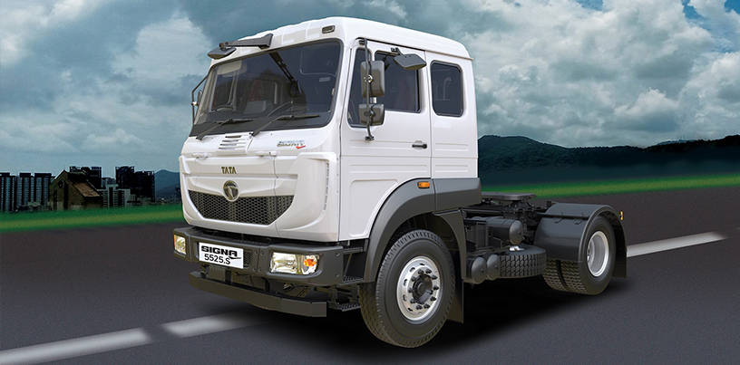 Tata Motors launches 4x2 prime mover Signa 5525.S | Trucks.cardekho.com