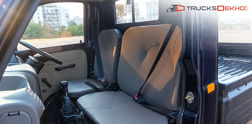 Mahindra Supro Profit Truck Excel Gets ELR Seatbelts For High Safety Standards