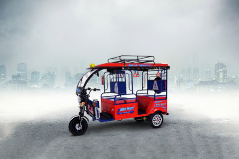 Mini Metro M1 MS Battery Operated E Rickshaw 6-Seater/Electric