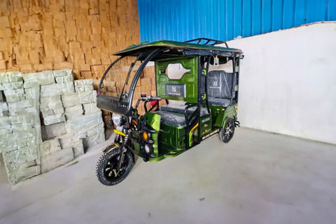 Move Stone Battery Oparated Passenger E-Rickshaw 4 Seater/Electric