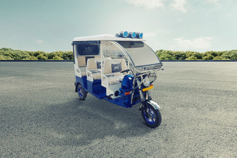 SN Solar Energy Passenger E Rickshaw 5-Seater/Electric